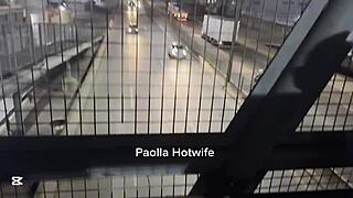 Married Hotwife Paolla Screams During Intense Doggystyle on Public Highway BR 153