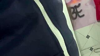 The Woman Finishes Washing Clothes And Gets So Horny She Masturbates By The Machine