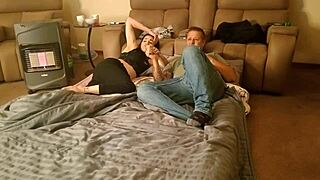 Bigjoefuckalot's horny stepsis enjoys quickie with wet pussy licking and dirty talk