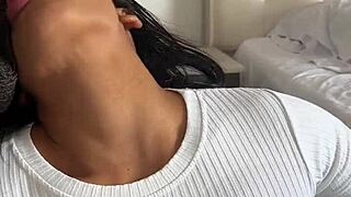 look how he devoured this huge meat dildo