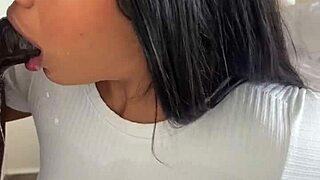 look how he devoured this huge meat dildo