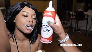 Thick Freaks Ladybug and Bianca Badazz Take BBC in Wild Threesome Action. Ghetto Vibes Hit Hard!