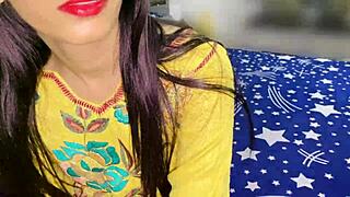 Punjabi aunty strips in my hostel room craving my big cock.