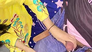 Punjabi aunty strips in my hostel room craving my big cock.