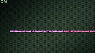 Nerdy bimbo in glasses & pigtails gets insane cumshot in eye before balls deep facial throatpie