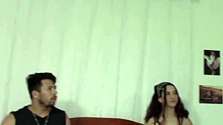 Latina Couple Invites Friend For Kama Sutra Card Game Sex