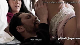 yo, this bedridden milf got teen step daughter proxy for pussy