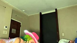 petite ebony enjoys intense stretching and creampie from big black cock