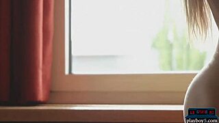 tiny russian teen blonde doing a hot striptease and posing for me