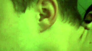 Horny Brunette Gets Off With Two Gay Guys!