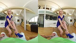 Mesmerizing Blonde Horny For Cock In POV