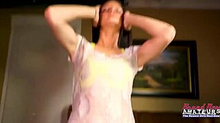 Petite Brunette Peyton Sucks Big Cock! Pussy Pounded!