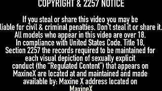 maxine spreads bubble ass for dildo masturbation in webcam show with heels