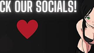 Pretty succubus babe bends over in stockings for monster dick blowjob