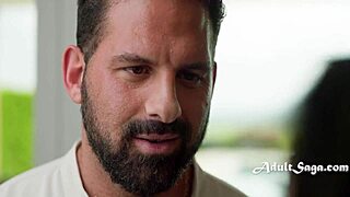 Brunette babes in backdoor anal scene