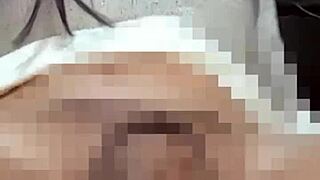 Masked Beauty in Crossdressing Masturbates While Streaming, Want to See?