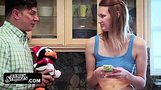 Hotwife BENT OVER for Personal Trainer's BBC