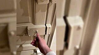 I get fucked in harness in a small room! Luna doll