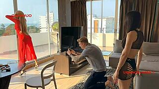 i'm the stylish horny ladyboy fucking my client candy backstage with big cock