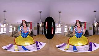 realitylovers - snow wild is a horny cunt, parody cowgirl sex with stockings and toys in POV blowjob.