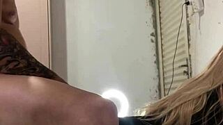 Wow, she ate the little one's ass! My wife left to give ass and left me alone with her sex toy!