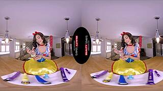 realitylovers - snow wild is a horny cunt, parody cowgirl sex with stockings and toys in POV blowjob.