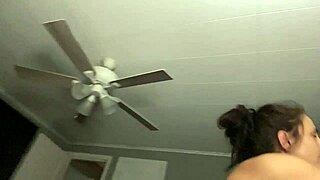 Wife Bent Over for Cumshot on Tits