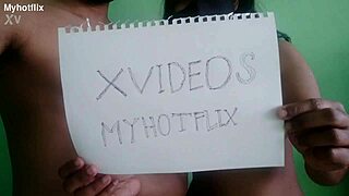 A couple records their verification video.