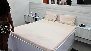 alicia ribeiro's first anal with two cocks in petite pussy