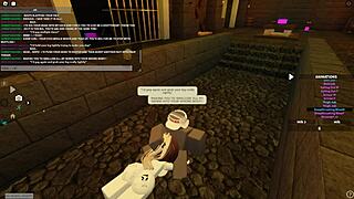 rough roblox porn with deepthroat and anal riding