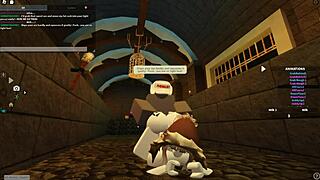 rough roblox porn with deepthroat and anal riding