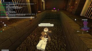 rough roblox porn with deepthroat and anal riding