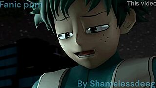 Toga Face With Deku, Intense Creampie Cumshot After Kissing And Blowjob On Monster Cock!