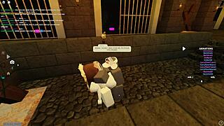 rough roblox porn with deepthroat and anal riding