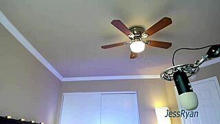 Blonde milf shows off tanned body