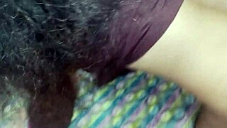Bhabhi and step brother-in-law sneak in bareback anal sex, her fat ass taking his big cock in POV.