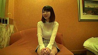 first av shoot with shiho, 21, college girl, standing back, riding, facial