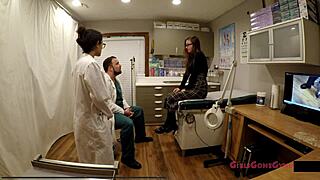 Tampa University Entrance Physical With Nurse Donna Leigh And Big Tits