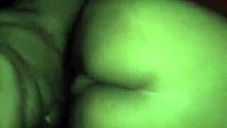 big ass bounces wildly on young lad's cock in public!