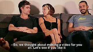 We Make A Threesome With A Fan Mmf Amateur Double Blowjob Squirt