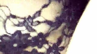 Feeling Intense Pleasure As I Fuck My Girlfriend's Ass With Buttplug In Lingerie.