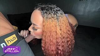 Thick Lightskin Latina Ebony Woman Encounters Big Black Cock