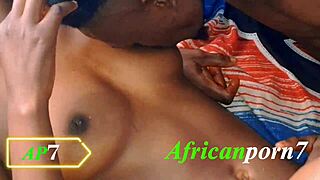 Fucking her small 18+ hairy pussy very hard all day in the getho