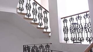 Blond Babe Gets Nailed By A Black Cock And Her Guy Loves Watching