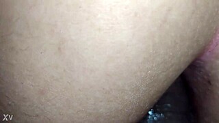 Amateur prostitute shows detailed little pussy close up in explicit scene