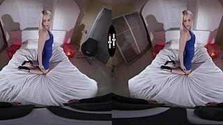 Blonde Personal Assistant Blows Big Cock In Dark Vr Room