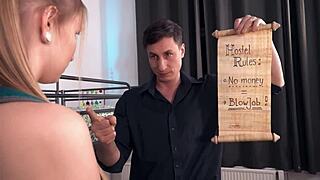 Wow! Big boobs Kendra Sunderland gets jizzed in her mouth after a hardcore pounding at Her Limit!