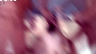 Reload balls deep: Ester and Alice take on Mill and Moon in intense 2on1 DP with gapes and cum swallow