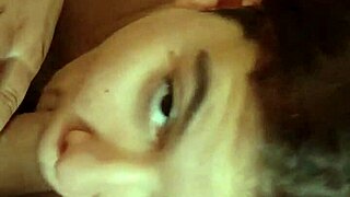 i make her lick my balls but she rebels during deepthroat