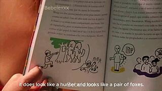 Redhead teacher with big ass cums hard in pov sex with huge orgasm.